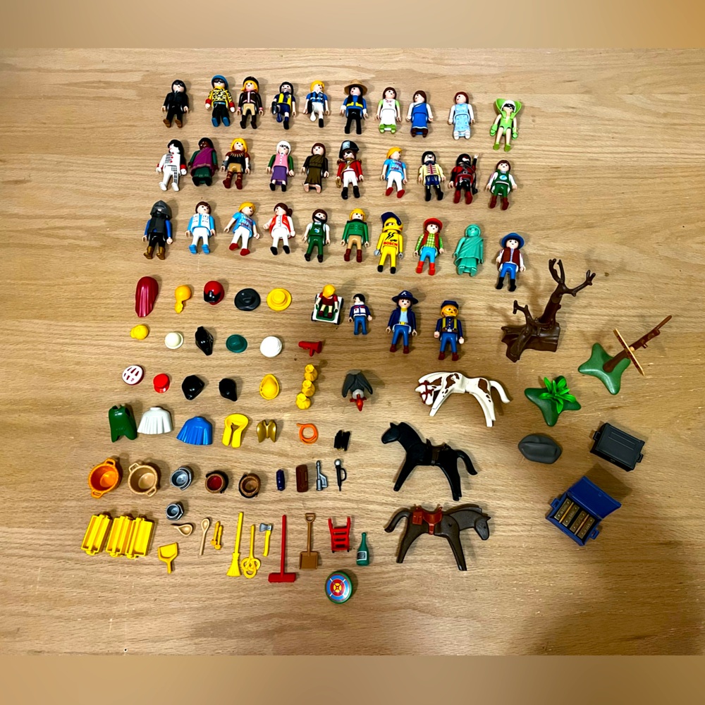Large Playmobil People and Accessories Lot